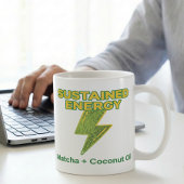 Mug Matcha Coconut Oil Sustained Energy Recipe