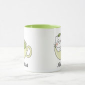 Mug Matcha Cute Chat, Matcha (Centre)
