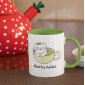 Mug Matcha Cute Chat, Matcha