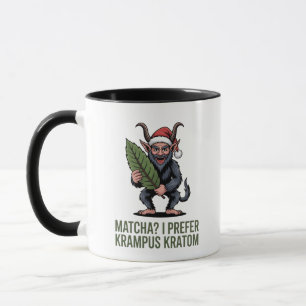 Mug Matcha ? Je préfère Krampus Kratom Noël drôle