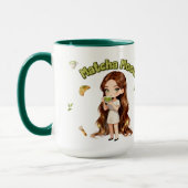 Mug Matcha Mood Aesthetic Design Cute Green Tea Vibes (Gauche)