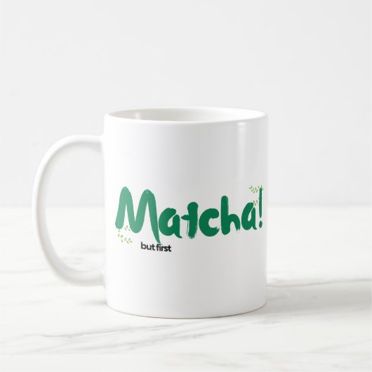 Mug Matcha Mug, Cadeau Addict Matcha, Matcha Lover (Gauche)