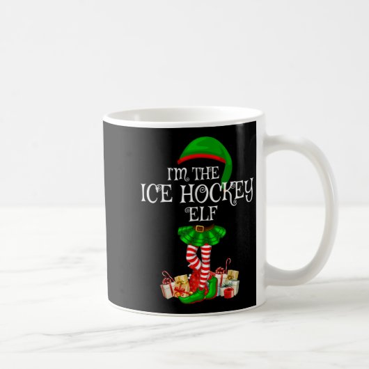Mug Matching Family Group I'm The Ice Hockey Elf Chris (Droite)