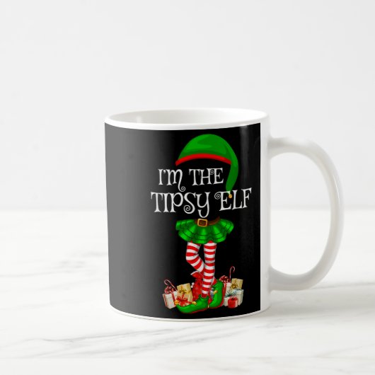 Mug Matching Family Group I'm The Tipsy Elf Christmas (Droite)