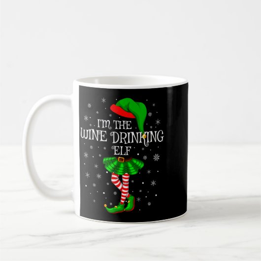 Mug Matching Family Group I'm The Wine Drinking Elf Ch (Gauche)