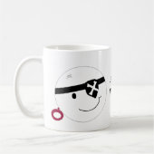 Mug Matelot Pirate Salut Visage (Gauche)