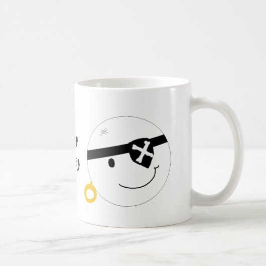 Mug Matelot Pirate Salut Visage (Droite)