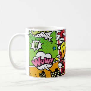 Mug Matériau arrière - plan de ville avec vitesse de s