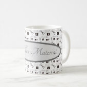 Mug Matériel de bureau Musique de café (Devant droit)
