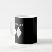Mug Matériel de ski cool difficile pour hommes planche (Devant gauche)