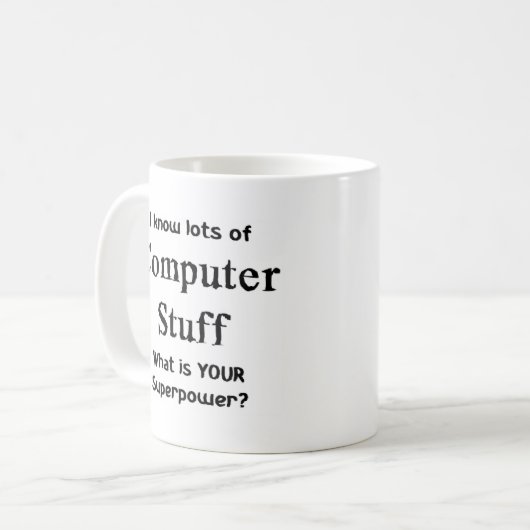Mug matériel informatique (Devant gauche)
