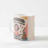 Mug Maternité Respirer Dans L'art Calme (Devant gauche)