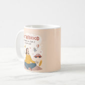 Mug Maternité Respirer Dans L'art Calme (Devant gauche)