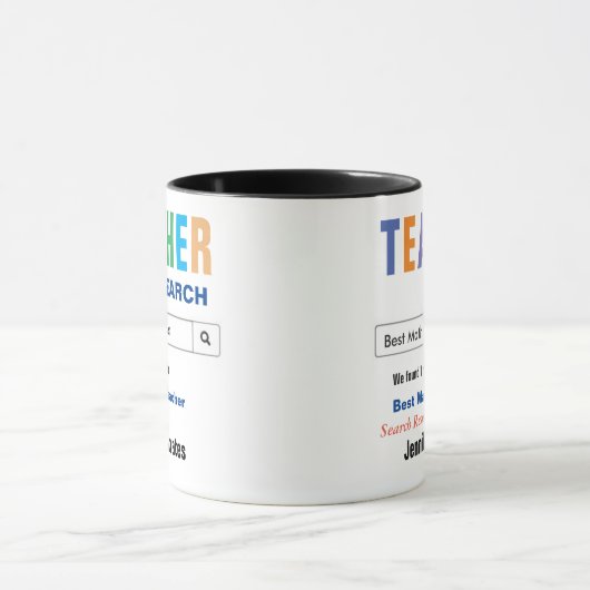 Mug Math Best Teacher Cadeau (Centre)
