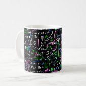 Mug Math cycle linéaire mathématique éducation cercle (Devant gauche)