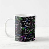 Mug Math cycle linéaire mathématique éducation cercle (Gauche)