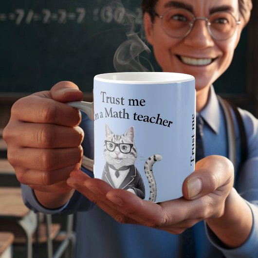 Mug Math Enseignant cadeau me faire confiance professe