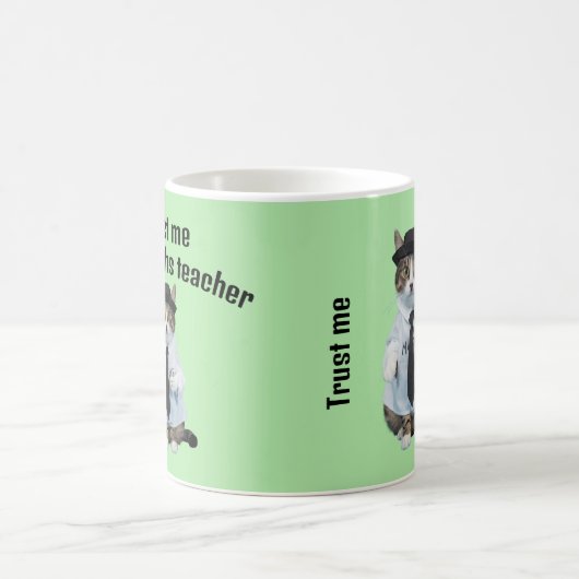 Mug Math Enseignant cadeau me faire confiance professe (Centre)