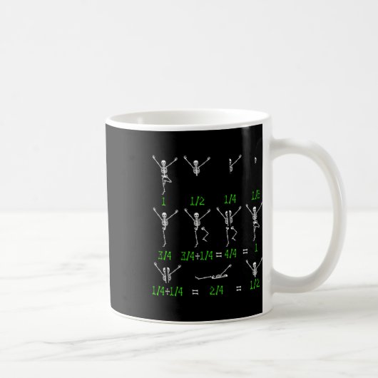 Mug Math Enseignant équation Squelette Étudiants en ma (Droite)