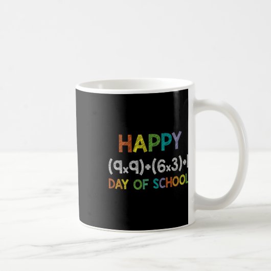 Mug Math Formula 100 Jours D'École 100ème Jour Fun Cut (Droite)