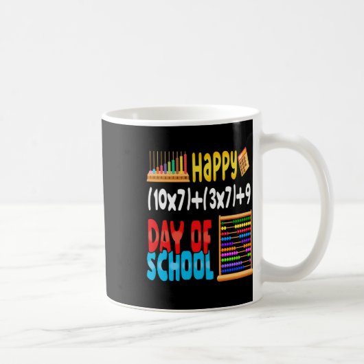 Mug Math Formula 100 Jours D'École Pour Les Étudiants (Droite)