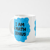 Mug Math Genius Mathématiques Algebra Enseignant (Devant gauche)