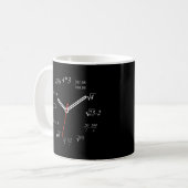 Mug Math Horloge Nerdy Math Enseignant Math Etudiant M (Devant gauche)