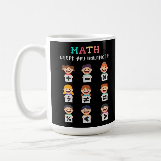 Mug Math keeps you balanced (Gauche)