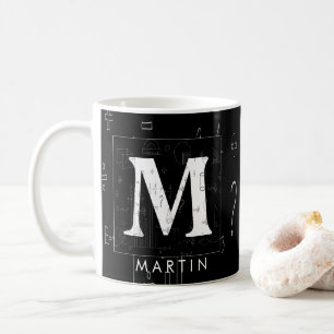 Mug Math Monogramme - Lettre M