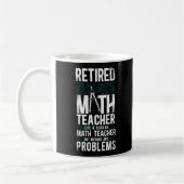 Mug Math Professeur De Maths Retraité Comme Un Math Ré (Gauche)
