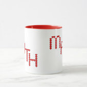 Mug Math Red Hearts Texte (Centre)