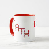 Mug Math Red Hearts Texte (Devant gauche)