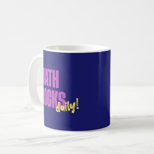 Mug Math Rocks Daily (Devant gauche)