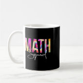 Mug Math Squad Tie Dye Retour À L'École Les femmes app (Gauche)