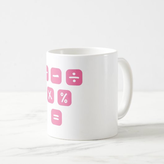 Mug Math Symbols mathematical Signs Maths (Devant droit)
