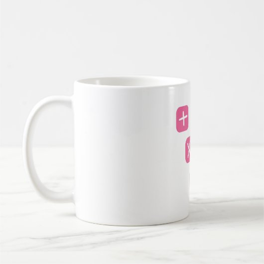 Mug Math Symbols mathematical Signs Maths (Gauche)