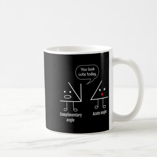Mug Math Teacher Tee - Complimentary Acute Angle  (Droite)