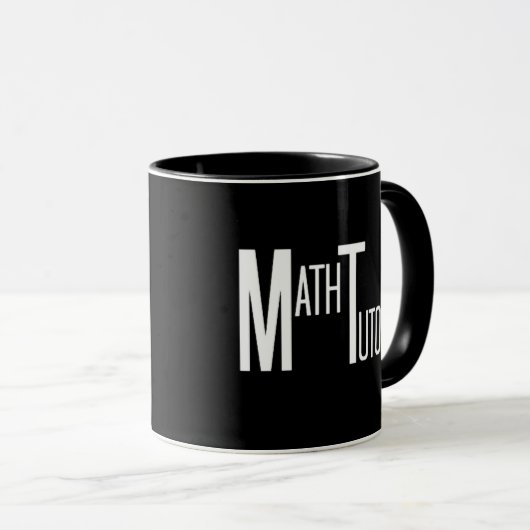 Mug Math Tutor (Devant droit)