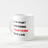 Mug mathématicien, génial (Devant gauche)