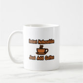 Mug Mathématicien Instant...Juste Ajouter Du Café (Gauche)
