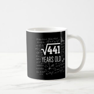 Mug Mathematics Square Root 441 Years Old, Clever Math