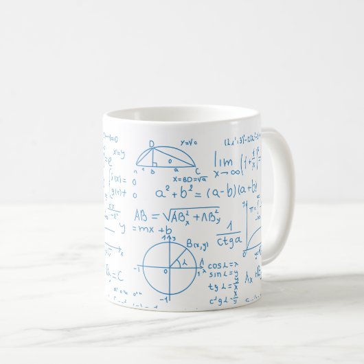 Mug mathématique (Devant droit)