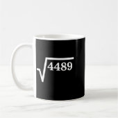 Mug Mathématiques 4489, Blague de maths sur le carré p (Gauche)