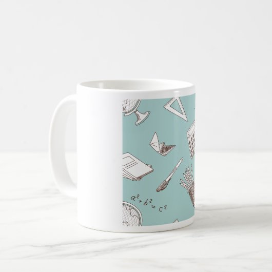 Mug Mathématiques de l'école (Devant gauche)