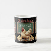 Mug Mathématiques de poulet Drôle de poule Équation de (Centre)