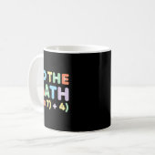 Mug Mathématiques Faites Le Calcul, Conception D'équat (Devant gauche)
