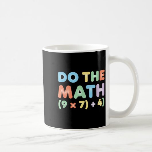 Mug Mathématiques Faites Le Calcul, Conception D'équat (Droite)