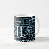 Mug Mathématiques géométrie (Devant droit)