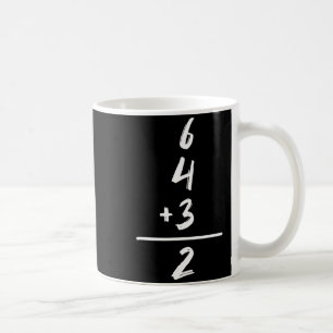 Mug Mathématiques Inspirées de Baseball 6 4 3 2 Double