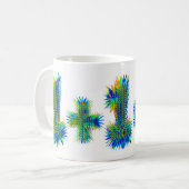 Mug Maths brouillées (Devant gauche)